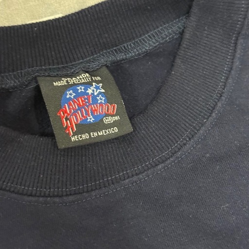 古着　90's美品　Planet Hollywood スウェット　Lサイズ相当