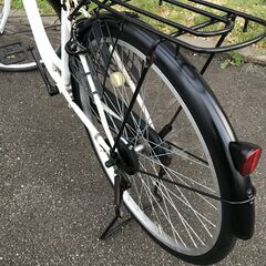 【ジャングルジャングル石川金沢店】 自転車 ホワイト 26インチ 動作確認／クリーニング済みの画像