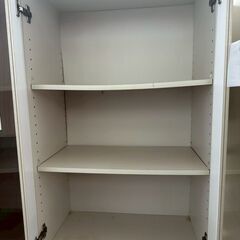 ★リユースのサカイ高崎店★TJ13104  食器棚 白 H181.5×D35.5×W58 クリーニング済みの画像