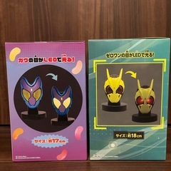 仮面ライダー　BIGサイズソフビマスクディスプレイ　2点セットの画像