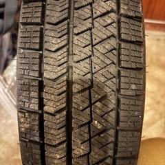 〈冬タイヤ〉ブリヂストン　BRIZZAK VRX2   145/80/R13 アルミホイール付きの画像