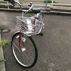 【ジャングルジャングル石川金沢店】 自転車 レッド 26インチ 動作確認／クリーニング済みの画像