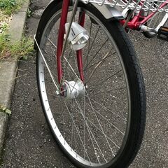 【ジャングルジャングル石川金沢店】 自転車 レッド 26インチ 動作確認／クリーニング済みの画像