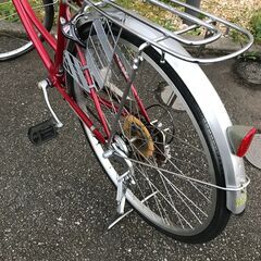 【ジャングルジャングル石川金沢店】 自転車 レッド 26インチ 動作確認／クリーニング済みの画像