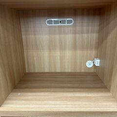 ★リユースのサカイ高崎店★TJ13105  食器棚 ライトブラウン H180.5×D44.5×W90.5 クリーニング済みの画像
