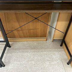 ★リユースのサカイ高崎店★TJ13106  食器棚 茶 H183.2×D39.5×W93.5 クリーニング済みの画像