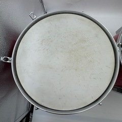 【2個セット】Pearl パール 赤ダイアモンド柄 マーチングドラム drum　12インチ　ドラム 打楽器の画像