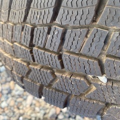バリ山　ダンロップ  155/70R13   冬　バモス　エブリィ　ムーブ　タント　ワゴンR アルト　ekワゴン　ミラ　アルト  の画像