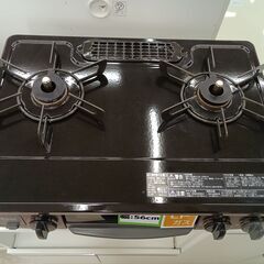 リユースのサカイ栃木店★ジモティ割あり★ Rinnai ガステーブル KSR562BKR LP 19年製 動作確認／クリーニング済み TC11191の画像