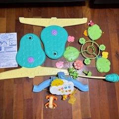 【使用期間3ヶ月の美品】タカラトミー くまのプーさん えらべる回転6WAYジムにへんしんメリー の画像