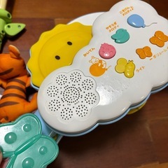 【使用期間3ヶ月の美品】タカラトミー くまのプーさん えらべる回転6WAYジムにへんしんメリー の画像