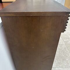 ★リユースのサカイ高崎店★TJ13110  棚 茶 H80.5×D44×W79.5 クリーニング済みの画像