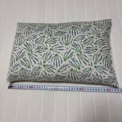 ラベンダー柄 蕎麦枕　の画像