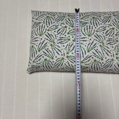 ラベンダー柄 蕎麦枕　の画像