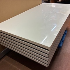 ★両サイド収納付き★センターテーブル・リビングテーブル・約高さ31cm×横幅110cm×幅55cm ※かなりの重量が有ります。2人でお越し頂くのをお勧めします。の画像