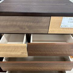 ★リユースのサカイ高崎店★TJ13112 (株)ニトリ チェスト 茶系 H136.5×D43×W80 クリーニング済みの画像