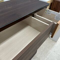 ★リユースのサカイ高崎店★TJ13112 (株)ニトリ チェスト 茶系 H136.5×D43×W80 クリーニング済みの画像