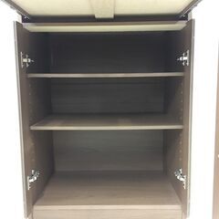  25114  食器棚　キャビネット　カップボード　幅60cm NITORI   ◆大阪市内・東大阪市他 6,000円以上ご購入で無料配達いたします！◆ ※高槻・枚方方面◆西宮・尼崎方面◆生駒方面　それぞれ条件付き無料配送あり！            の画像