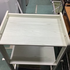 【リサイクルサービス八光】幅60㎝　ホワイト 木製ラックの画像
