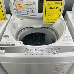 【ジャングルジャングル滋賀草津店】ジモティ来店特価!!　洗濯機　東芝　AW-5G9　2021　J-251046の画像