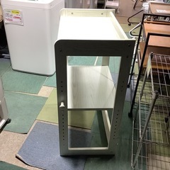 【リサイクルサービス八光】幅60㎝　ホワイト 木製ラックの画像
