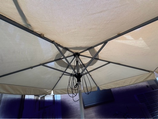 IKEA パラソル3点セット（BETSÖ＋VÅRHOLMEN＋HUVÖN）