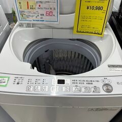【ジャングルジャングル滋賀草津店】ジモティ来店特価!!　洗濯機　シャープ　ES-G60TC　2018　J-251047の画像