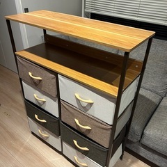 収納棚（引き出し8個付）の画像