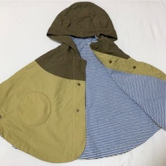 【中古美品】ポンチョ　BREEZE サイズ70〜80の画像