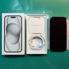 iPhone 15 128GB フィルム・ケース付の画像