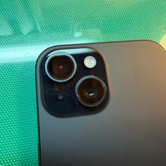 iPhone 15 128GB フィルム・ケース付の画像
