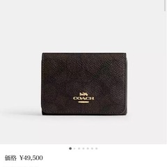 【COACH 】新品未使用 ミニ財布の画像