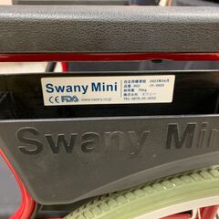【愛品館江戸川店】折り畳み式 車椅子 自走/介助兼用 スワニー ミニ　Swany Mini　2023年モデル お問合せID：116-045276--007の画像