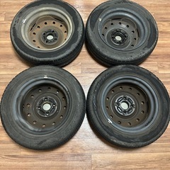 軽自動車13インチタイヤホイール4本の画像