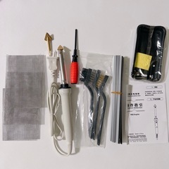 プラスチック溶接機 プラスチックリペアキット プラリペア ハイブリッドタイプ樹脂溶接機 プラ補修用 溶接修理キット 付属品付きの画像