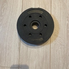 1.25kgの円形プラスチック製ダンベルプレート　2枚の画像