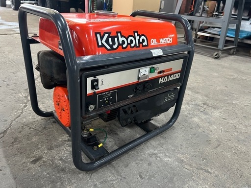 KUBOTA クボタ ジェネレータ 発電機 HA1400-Y 1400VA 100V 14A 60Hz ガソリン