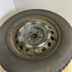 タイヤ4本★中古品鉄ホイール付きの画像