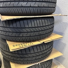 タイヤ4本★中古品鉄ホイール付きの画像