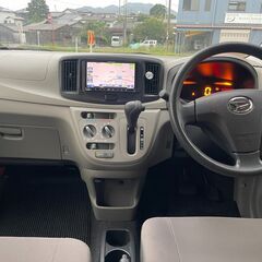 ★　ダイハツ　ミライース　L★走行61300ｋｍ★人気のホワイト★カーナビ★ドライブレコーダー付★ワンオーナー★車検２年取得渡し+法令点検整備付★無事故車★キーレス１年保証ポリマーコート付の画像