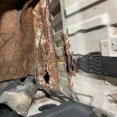カプチーノ部品取り 事故車 F6A エンジン不動 書類あり 欠品部品あり の画像