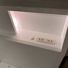 ニトリ　シングルベット　照明付きの画像