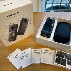 未使用品‼️【Insta360 X4】【アクションカメラ】【バッテリーとセルフィースティック付き】【管理番号11910】町の画像