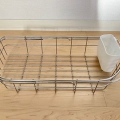 ステンレス製水切りカゴの画像