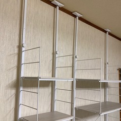 突っ張り壁面収納　小　　小さい方の画像
