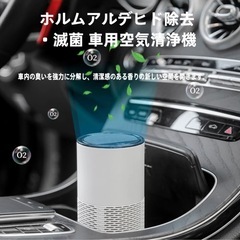 携帯型空気洗浄機 家庭用 小型 未使用の画像