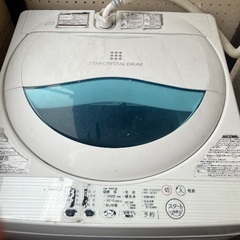 TOSHIBA STAR CRYSTAL DRUM2017年式5㎏ 縦型洗濯機の画像