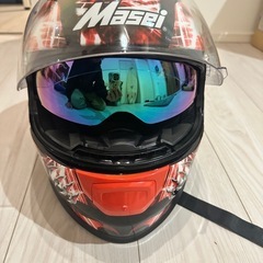 バイク用ヘルメットXLフルフェイスの画像