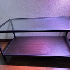 IKEA ガラス ローテーブルの画像