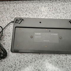 ★ELECOM コンパクトフルキーボード TK-FCM006BK♪の画像